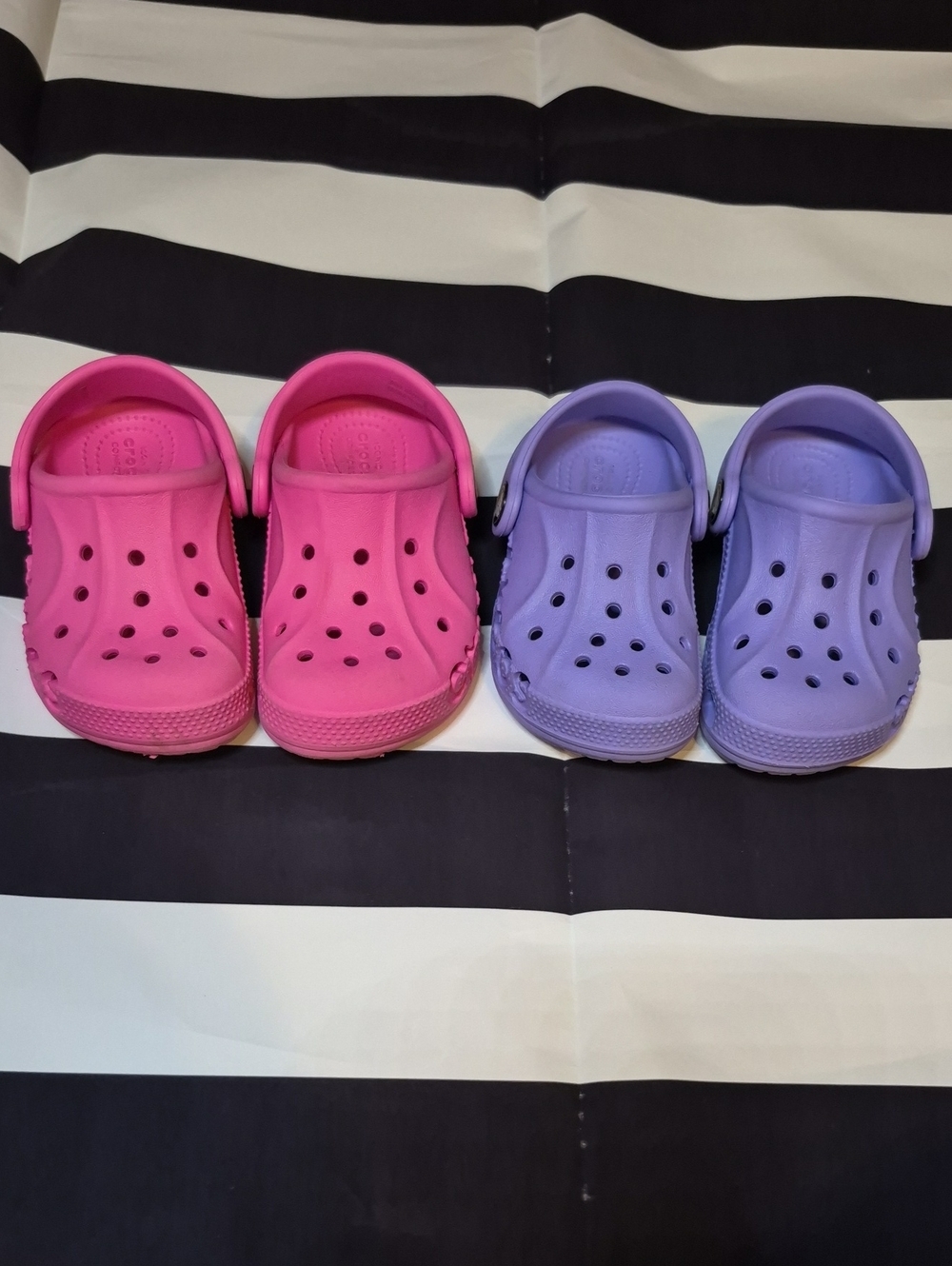Toddler Crocs - Pink & Lavender